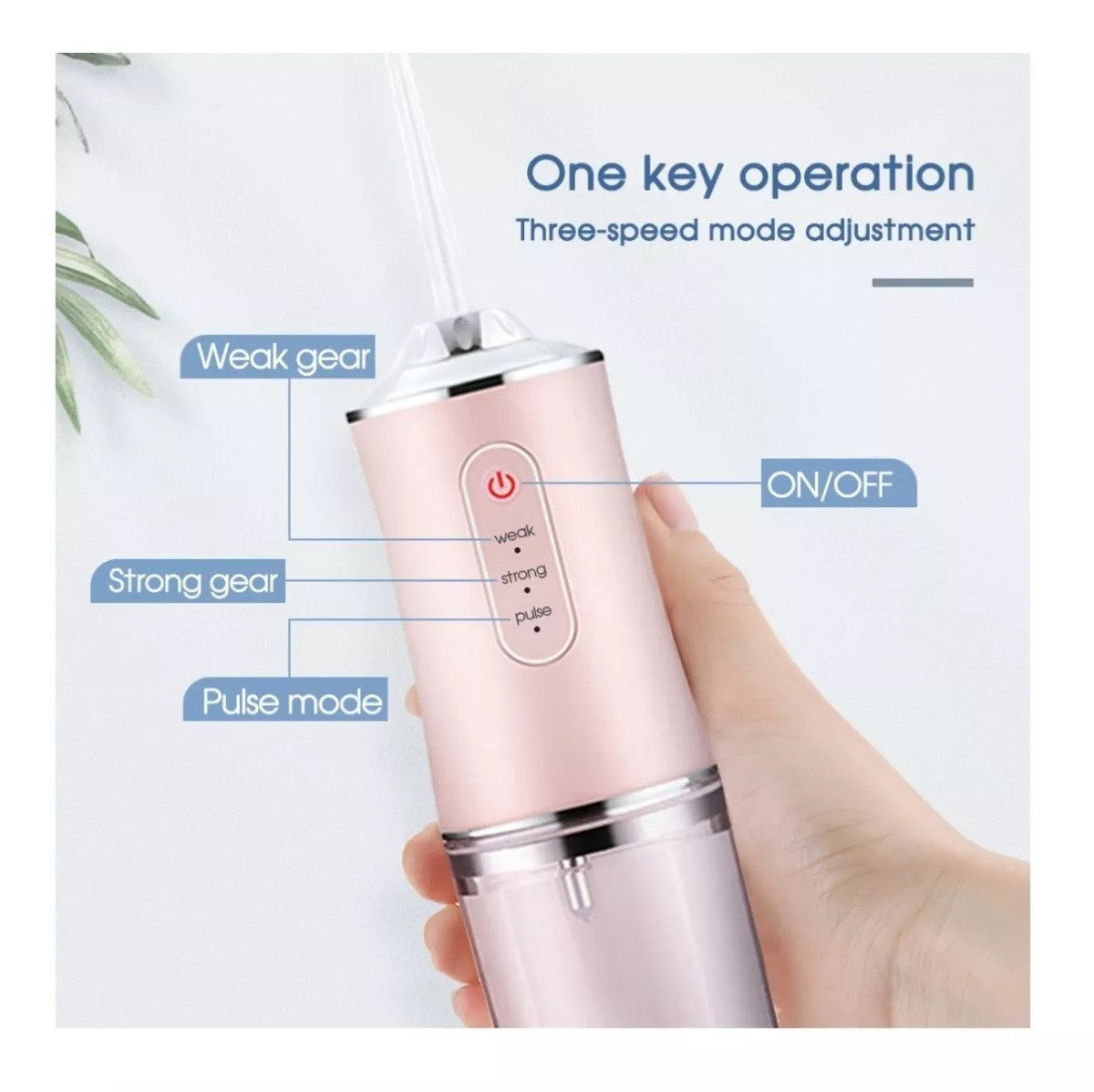 Irrigador Oral Recargable 3 en 1