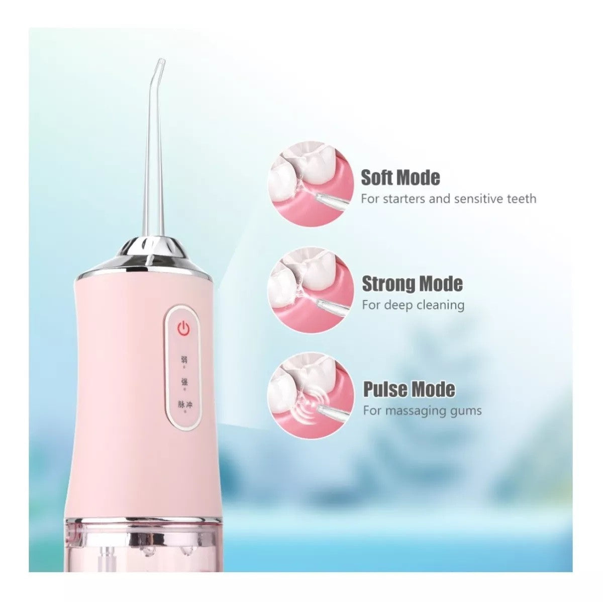 Irrigador Oral Recargable 3 en 1