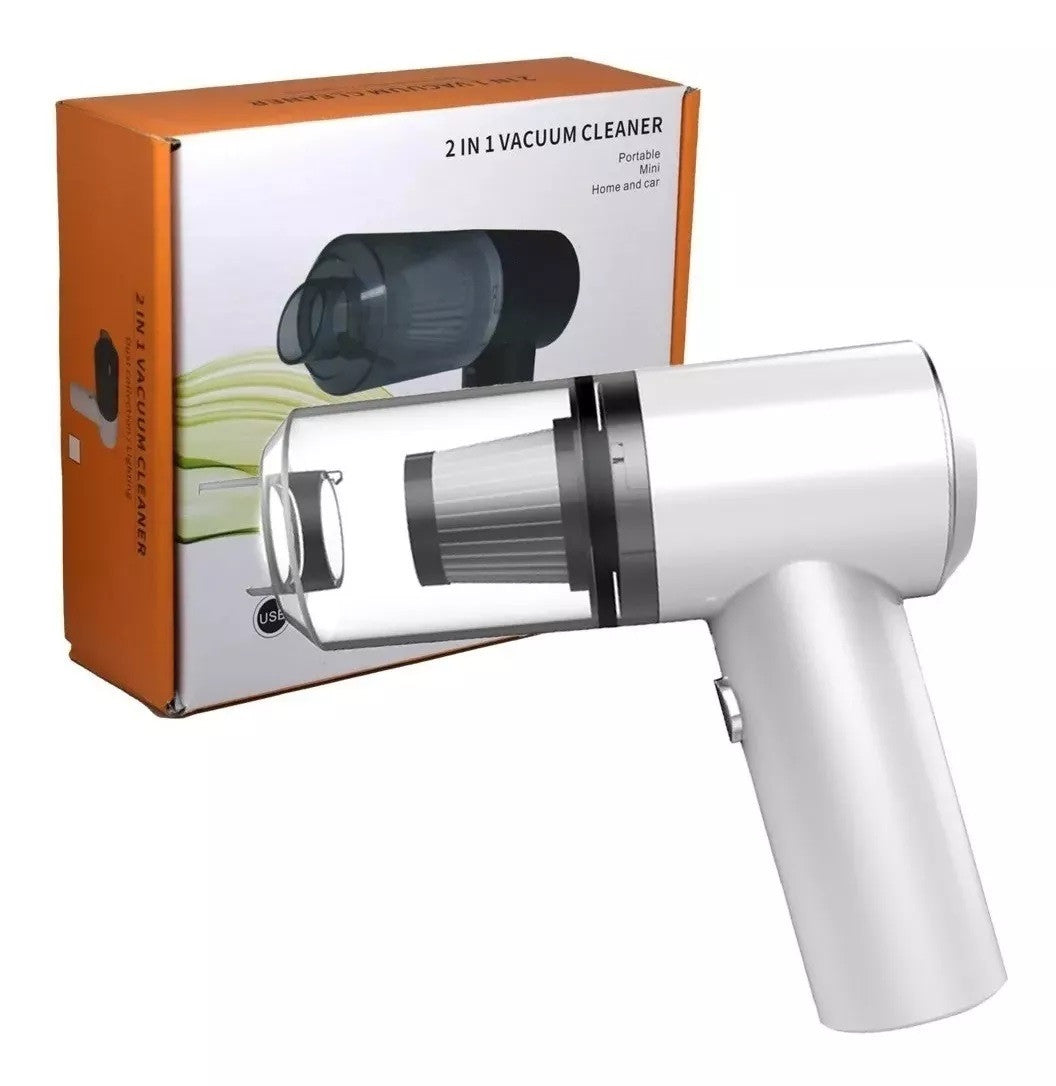 Mini Aspiradora Portatil 2 en 1 Recargable