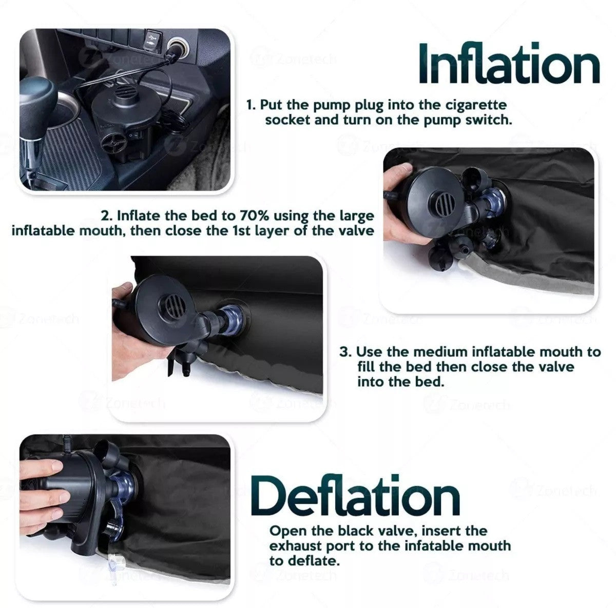 Colchón Inflable para Coche