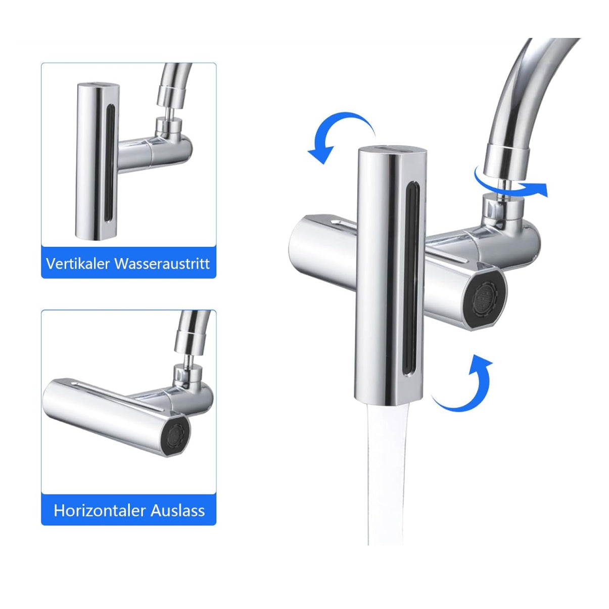 Extensor De Grifo Lavaplatos Cocina 4 en 1