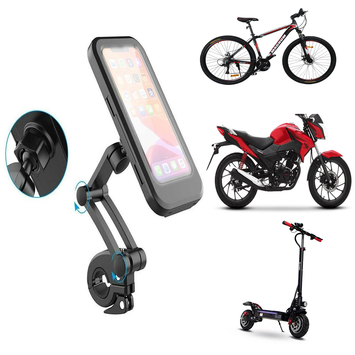 Holder para celular, impermeable + caja