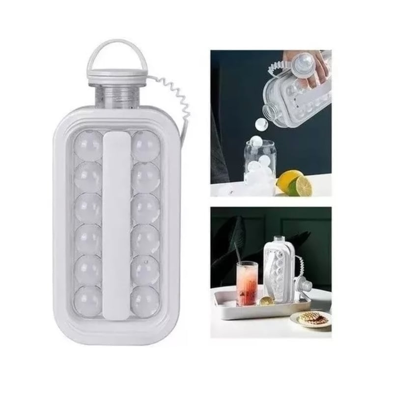 Botellas De Agua Cubo De Hielo Con Tapa