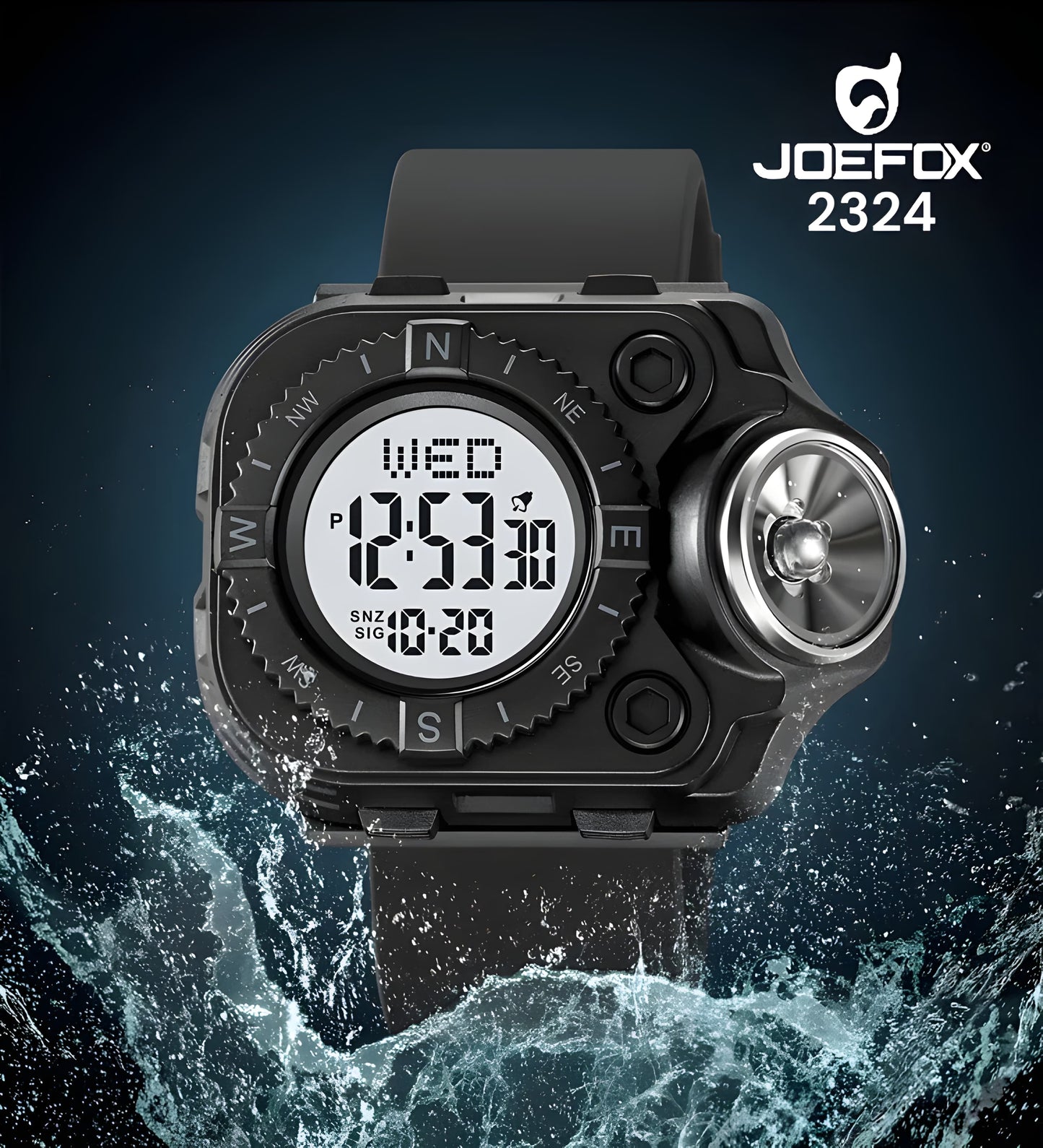 2324 RELOJ JOEFOX DIG LINTERNA DEPORTIVO