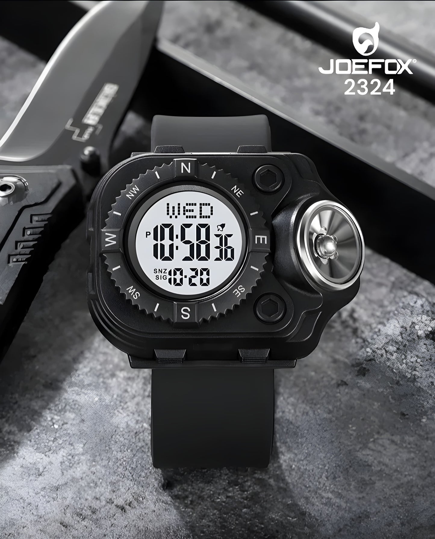 2324 RELOJ JOEFOX DIG LINTERNA DEPORTIVO