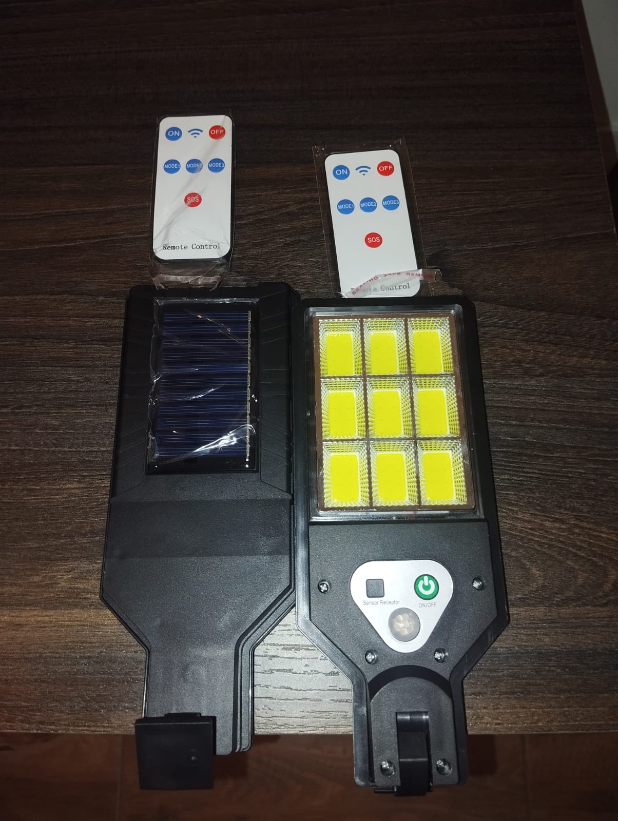 COMBO LAMPARA SOLAR X 2 UNIDADES