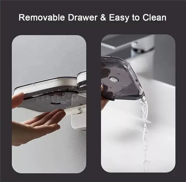 Jabonera De Pared 2 Niveles Para Baño