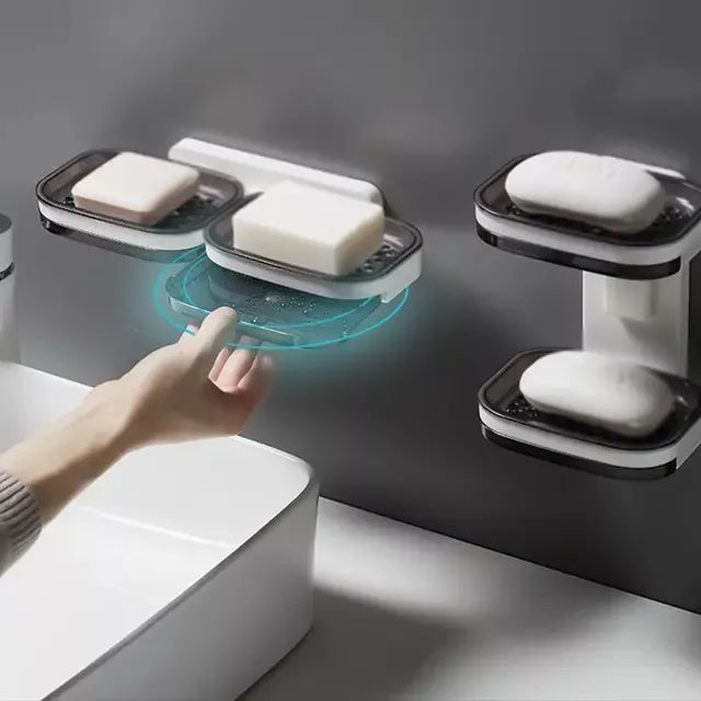 Jabonera De Pared 2 Niveles Para Baño