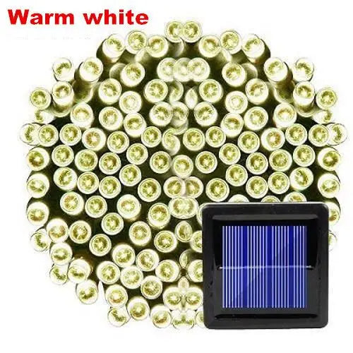 LUZ LINEAL PANEL SOLAR 20 METROS 200 BOMBILLOS