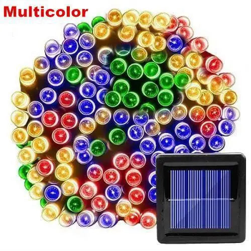 LUZ LINEAL PANEL SOLAR 20 METROS 200 BOMBILLOS