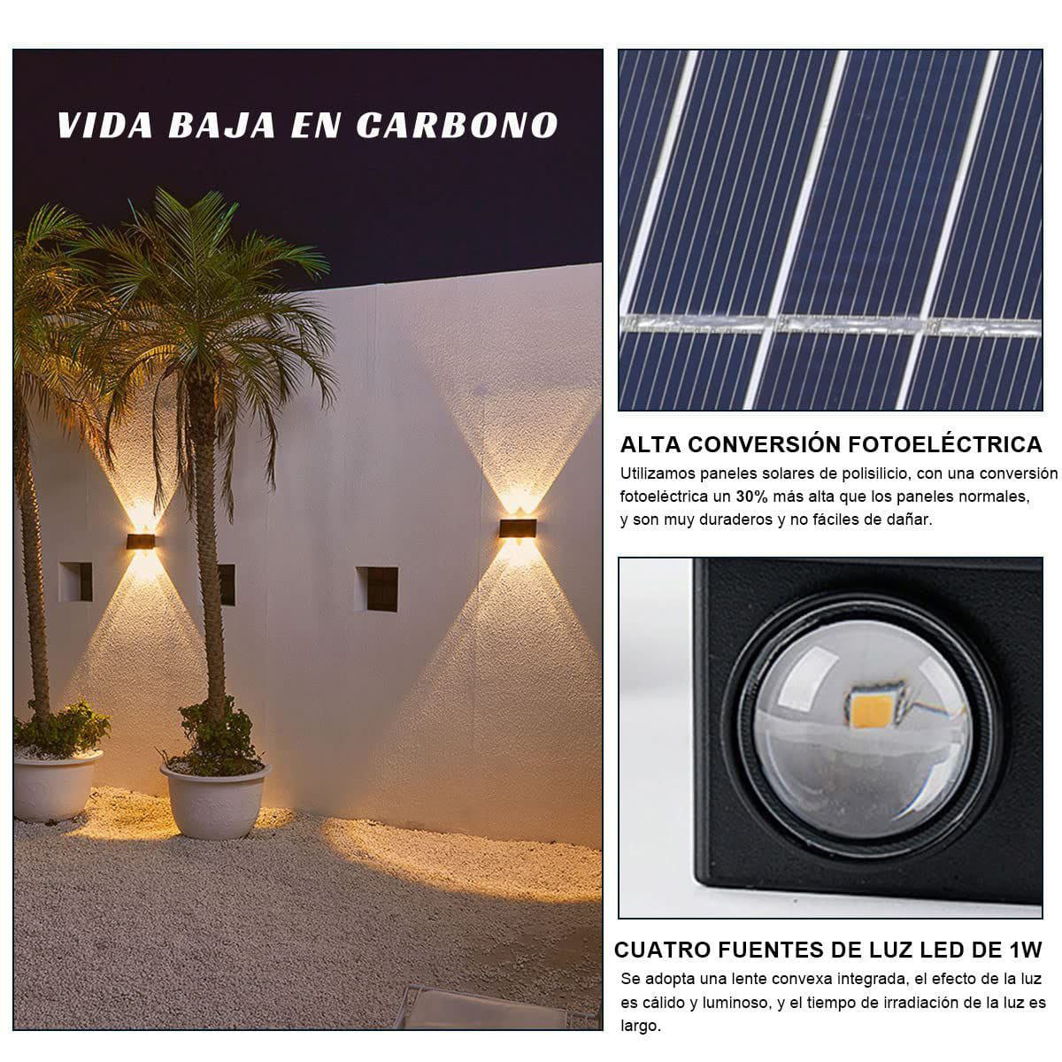 LAMPARA SOLAR EXTERIOR MULTI FUNCIONES