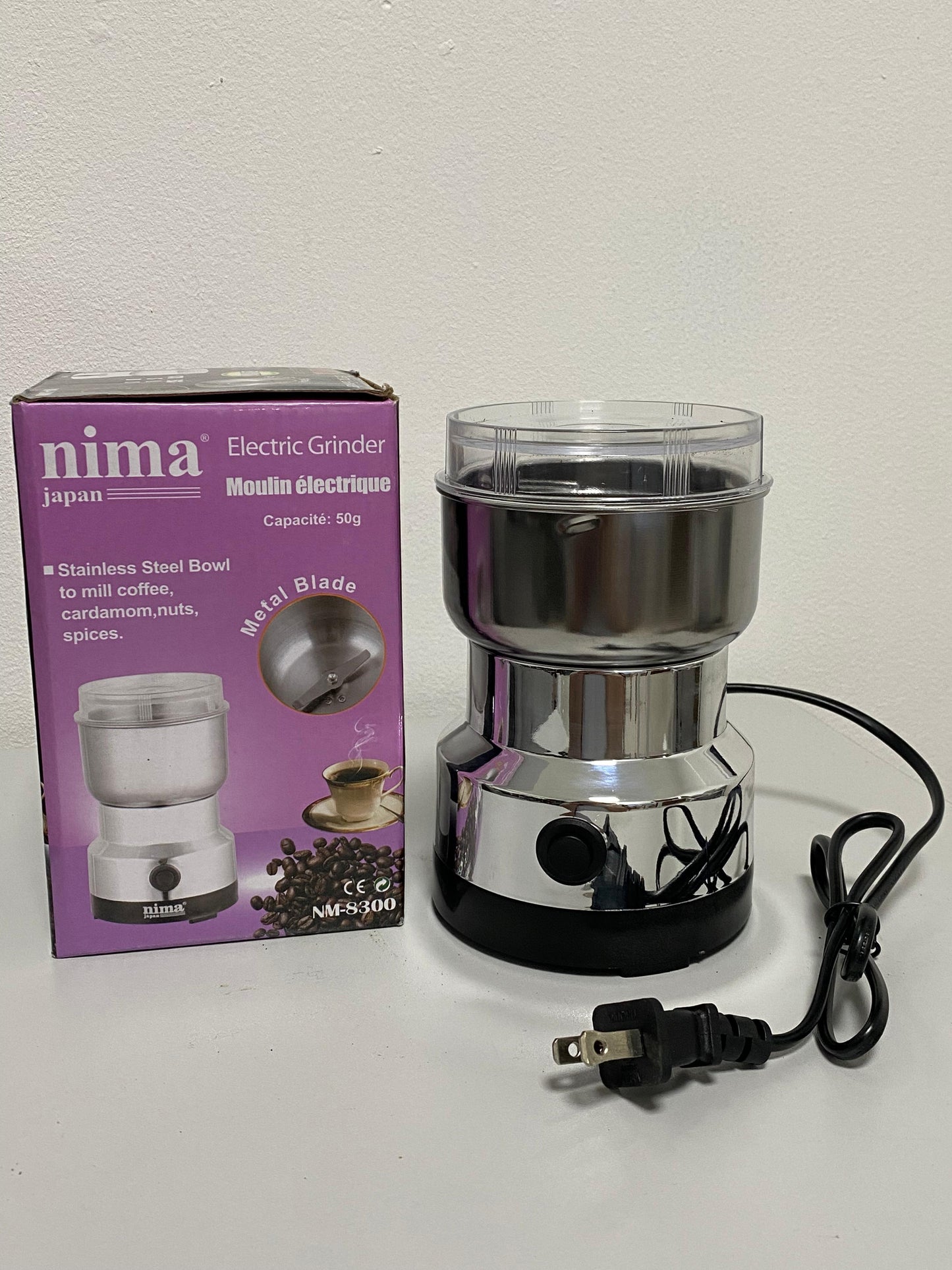 Molino eléctrico de café multifuncional