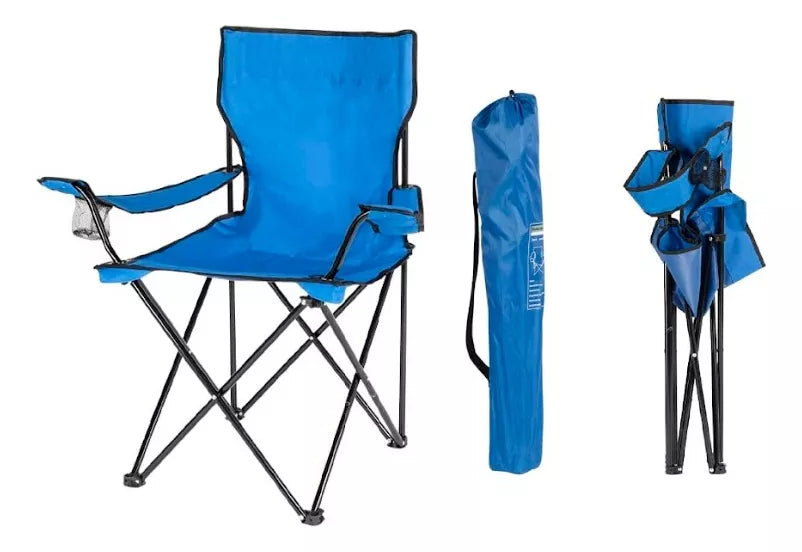 SILLA CAMPING PLEGABLE PORTATIL