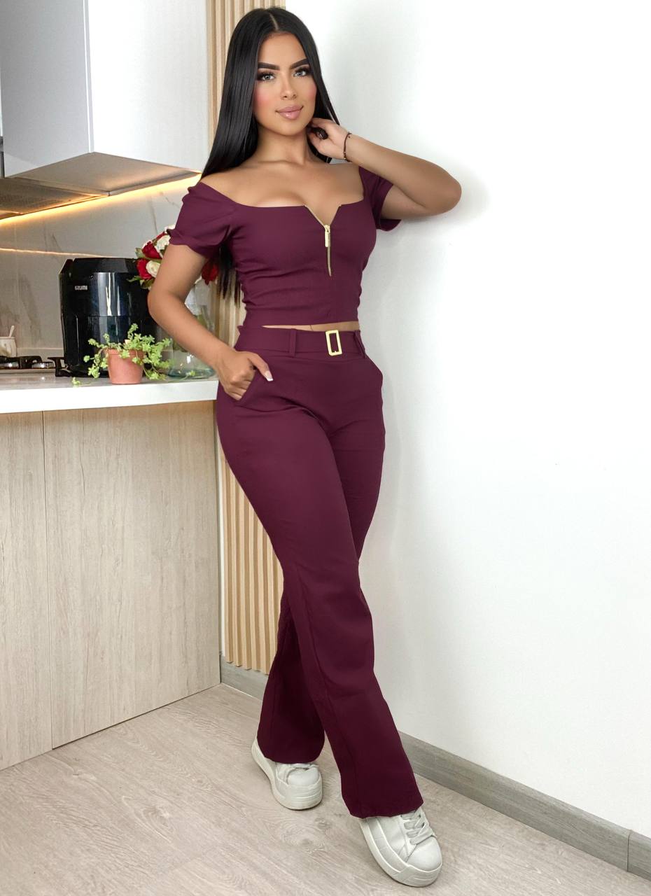 Conjunto 2 prendas Pantalón y blusa