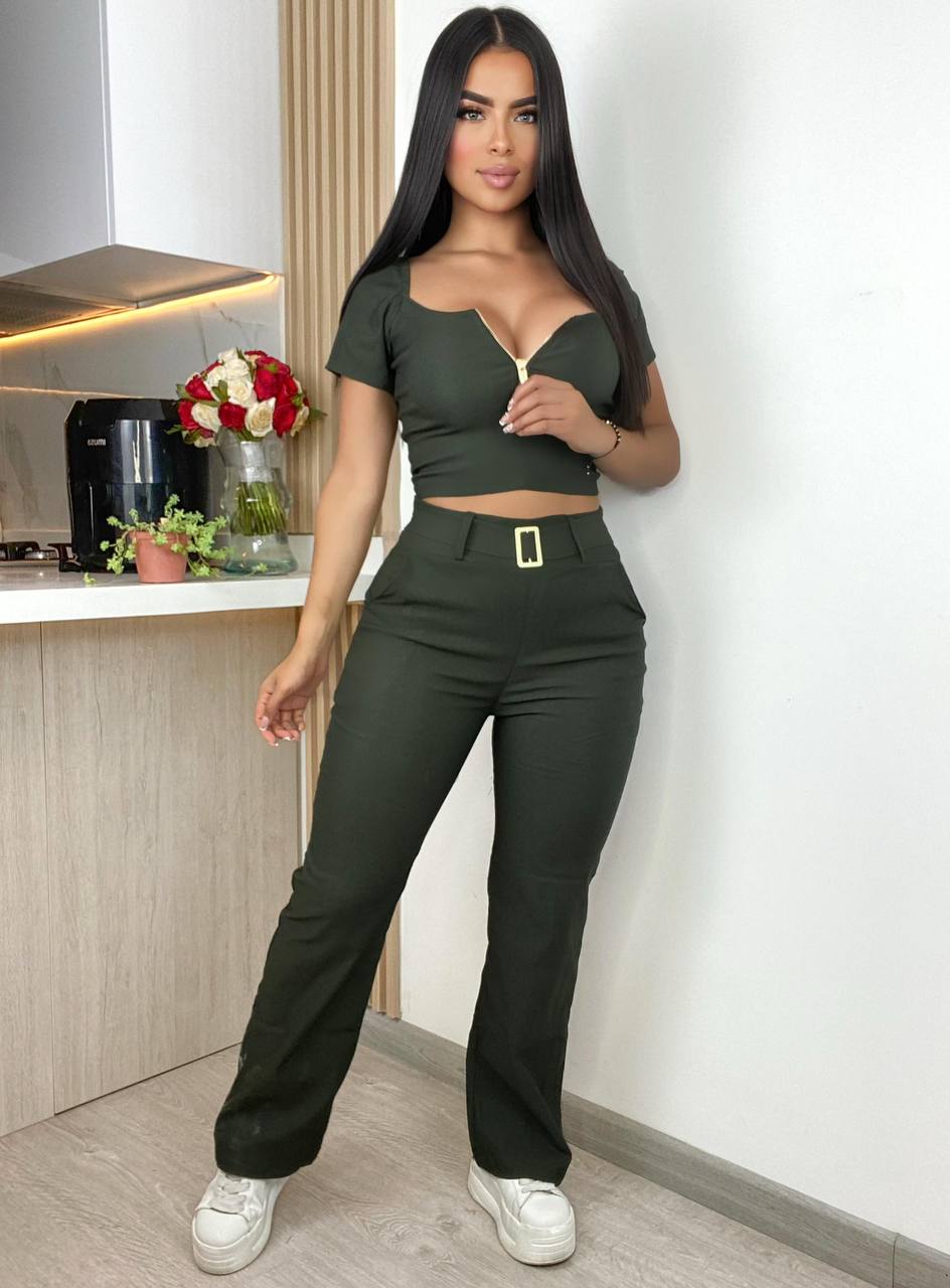 Conjunto 2 prendas Pantalón y blusa