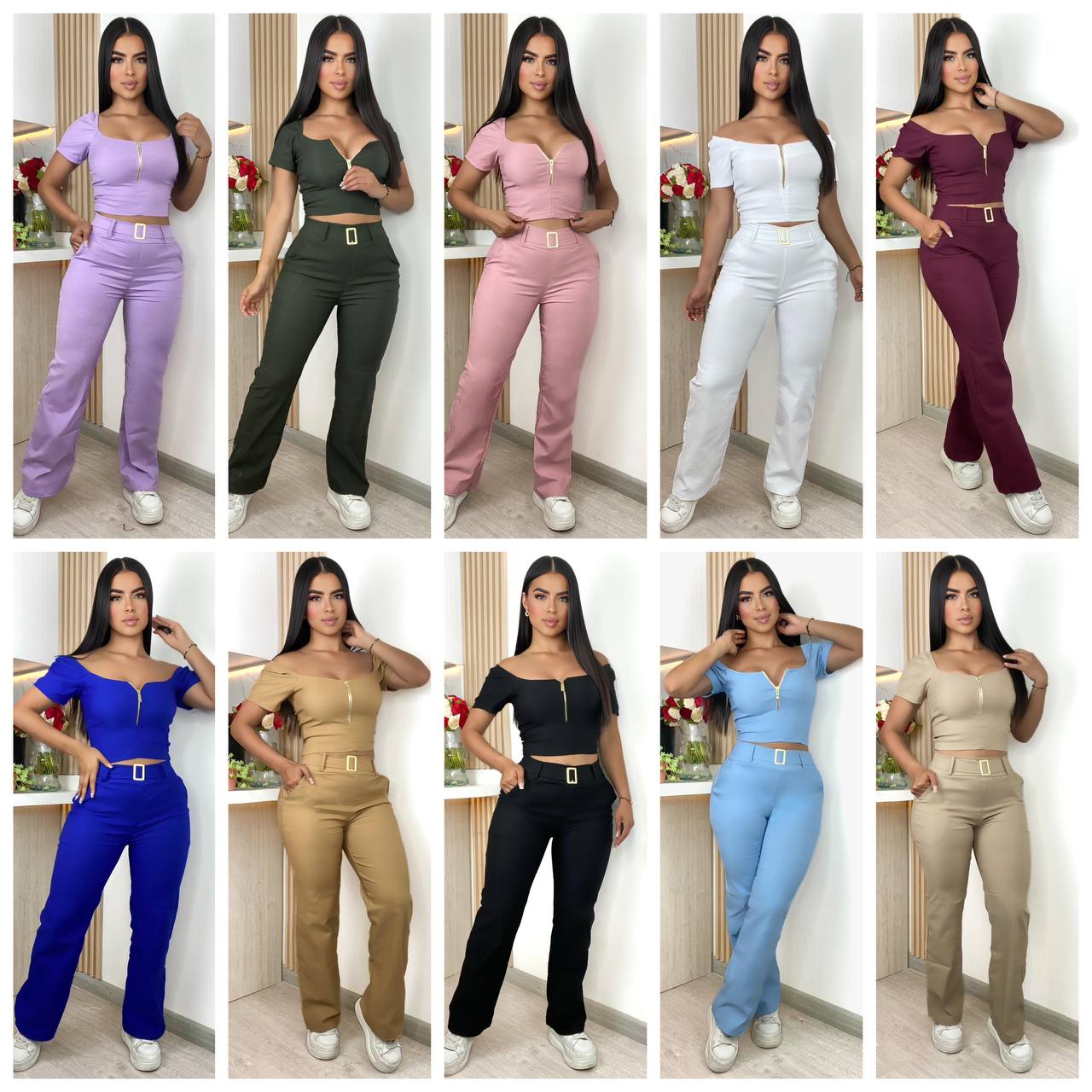 Conjunto 2 prendas Pantalón y blusa