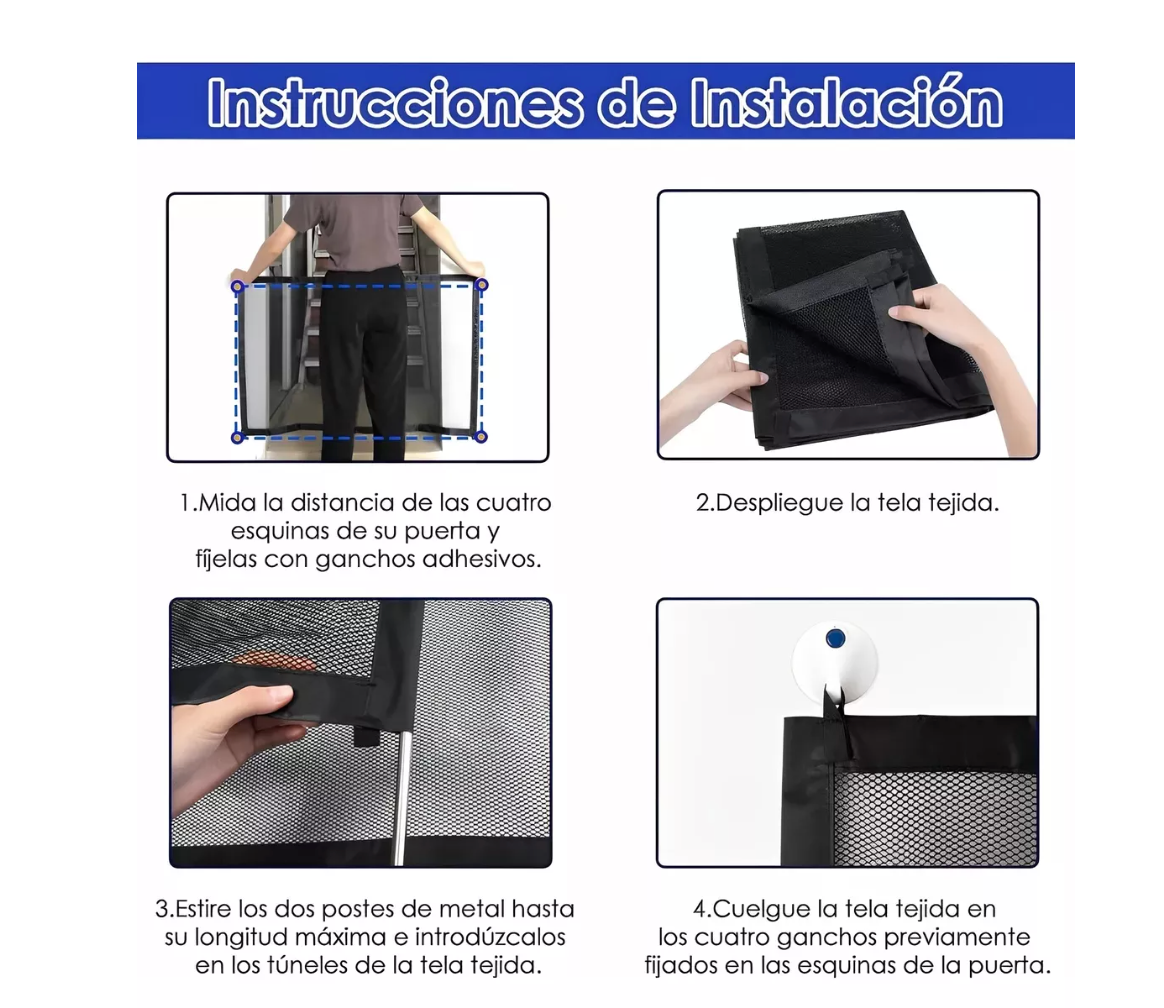 Malla De Seguridad Grande Para Mascotas