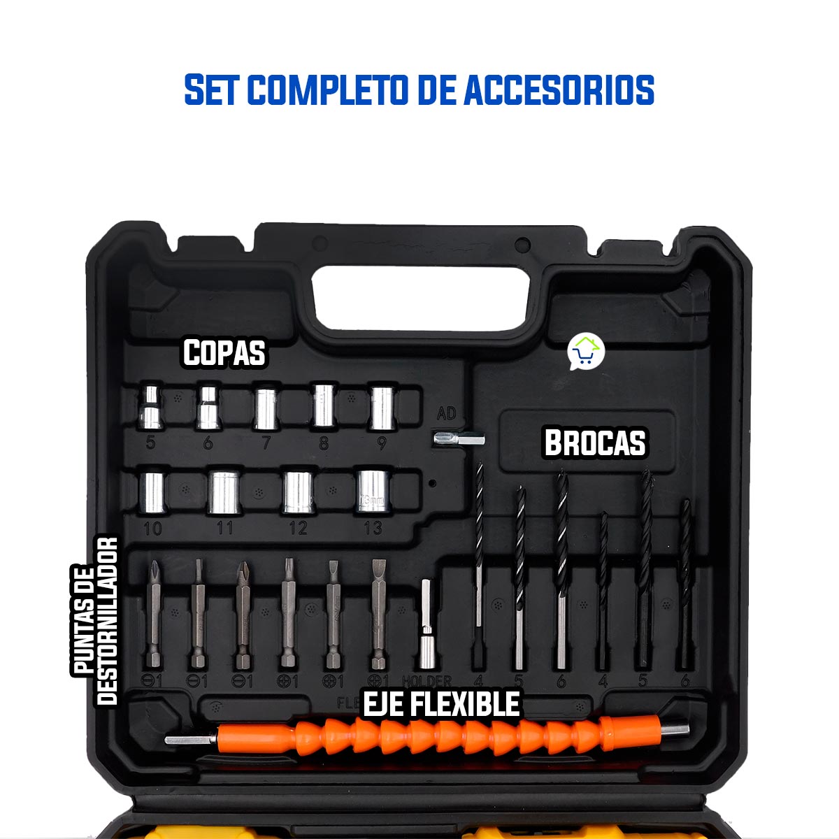 Taladro Inalambrico Recargable 12v H01