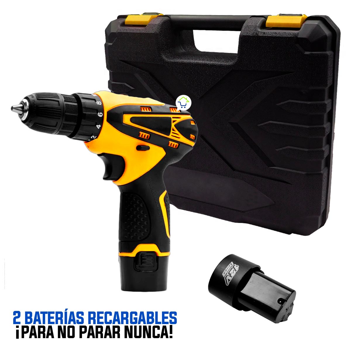 Taladro Inalambrico Recargable 12v H01