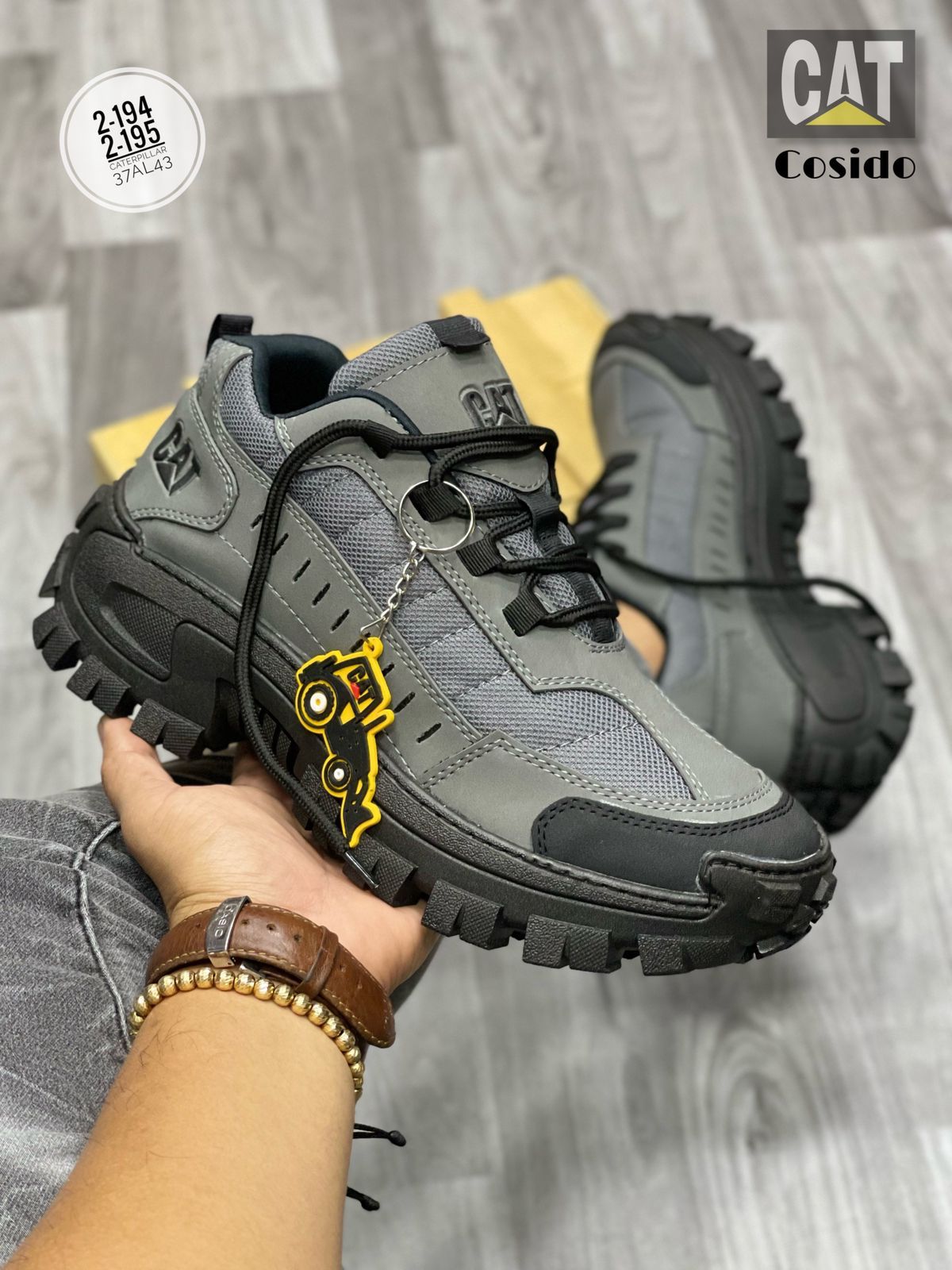 Zapatos Caterpillar Cosido Caballero