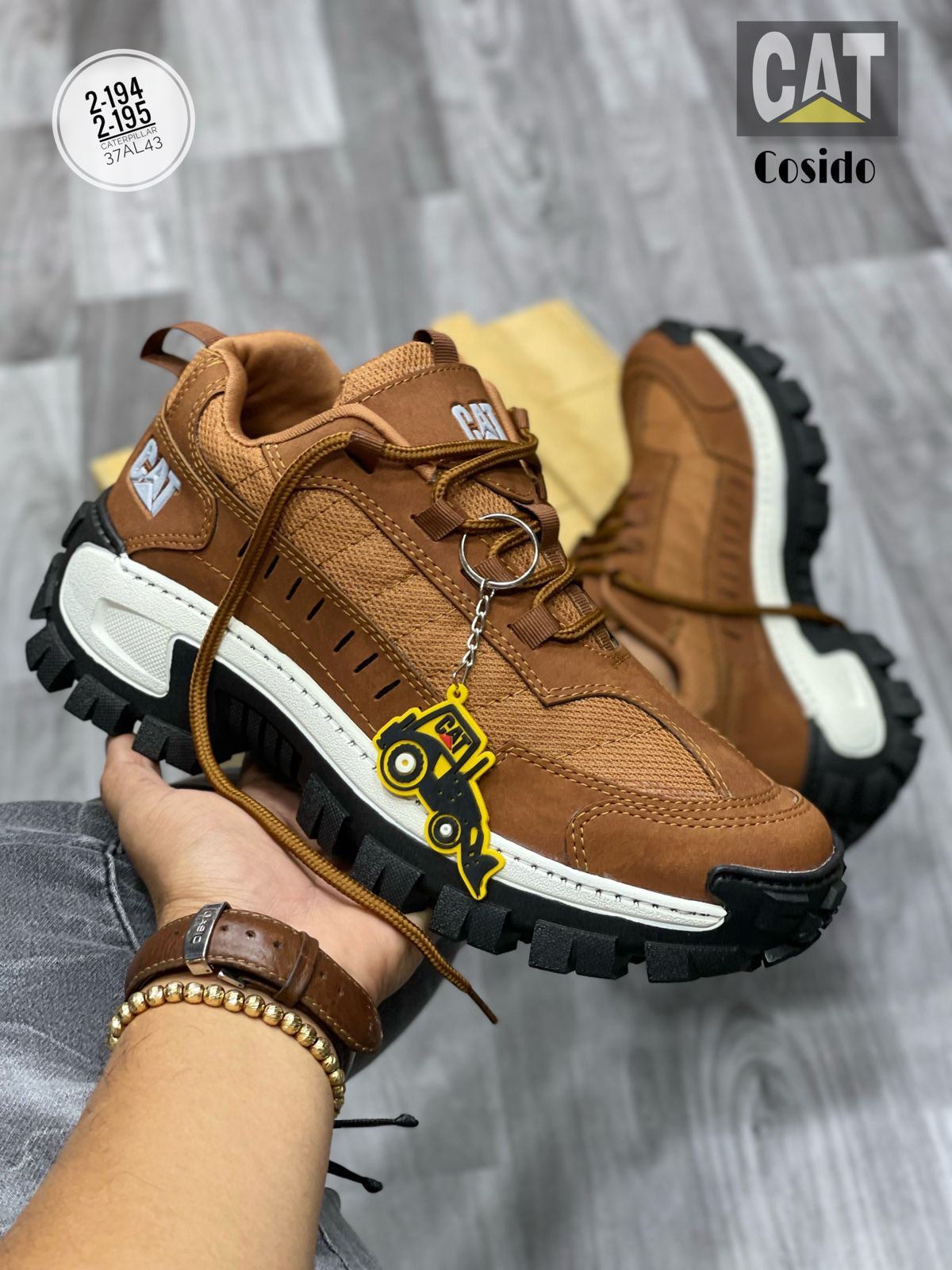 Zapatos Caterpillar Cosido Caballero