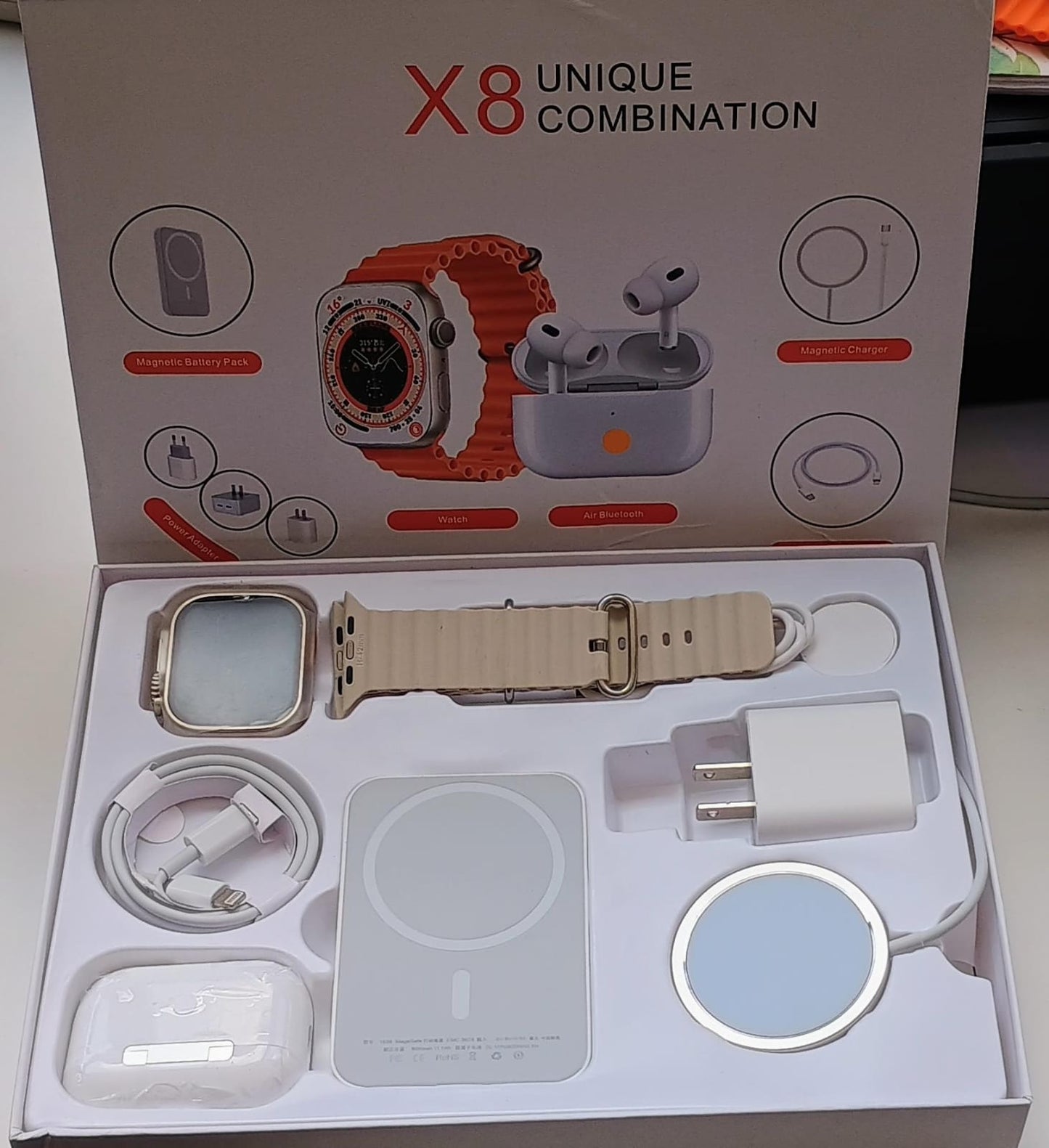 Combo Smart Watch X8 4 EN 1
