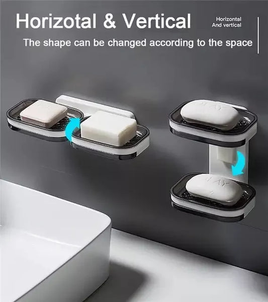 Jabonera De Pared 2 Niveles Para Baño
