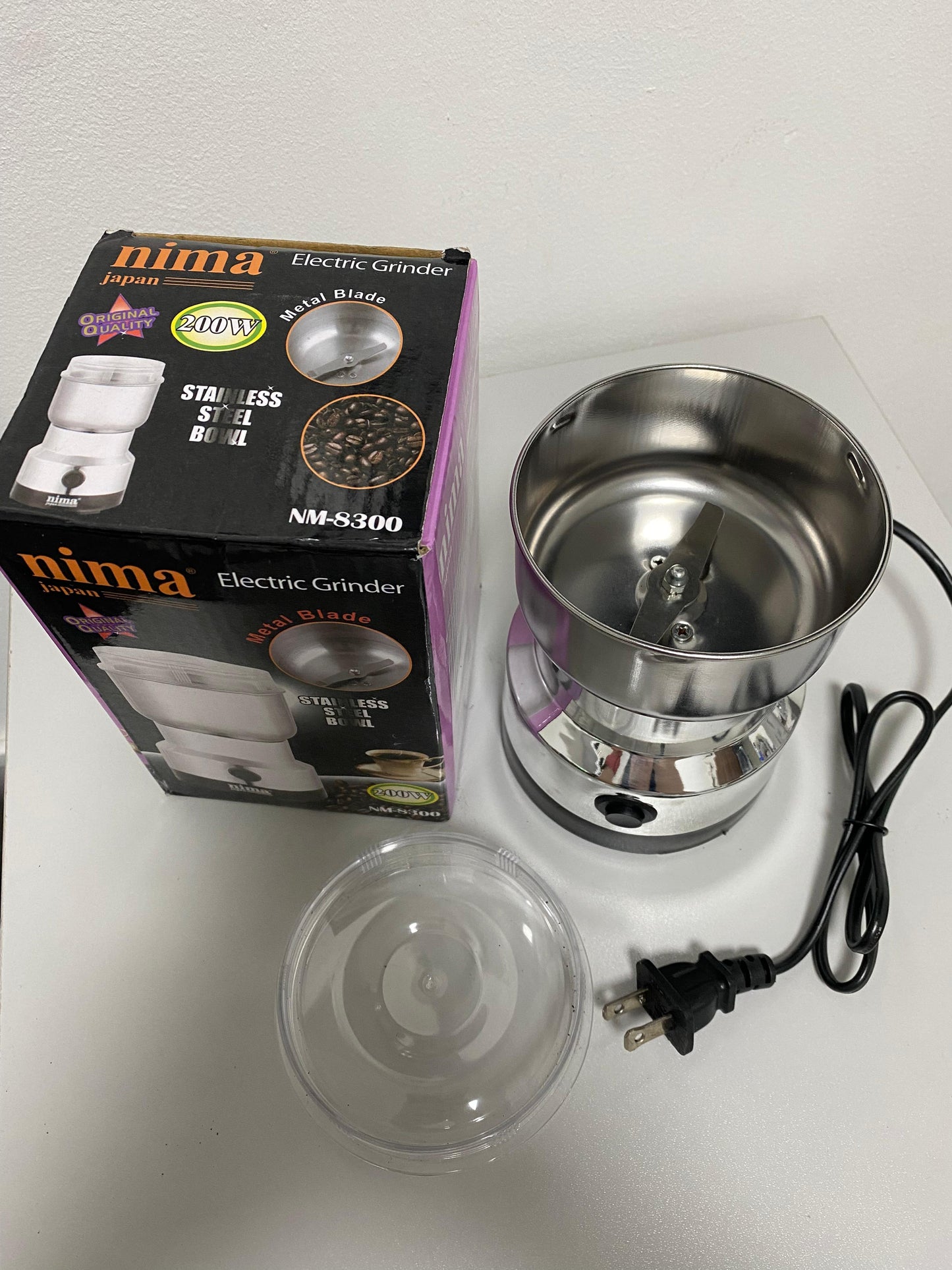 Molino eléctrico de café multifuncional