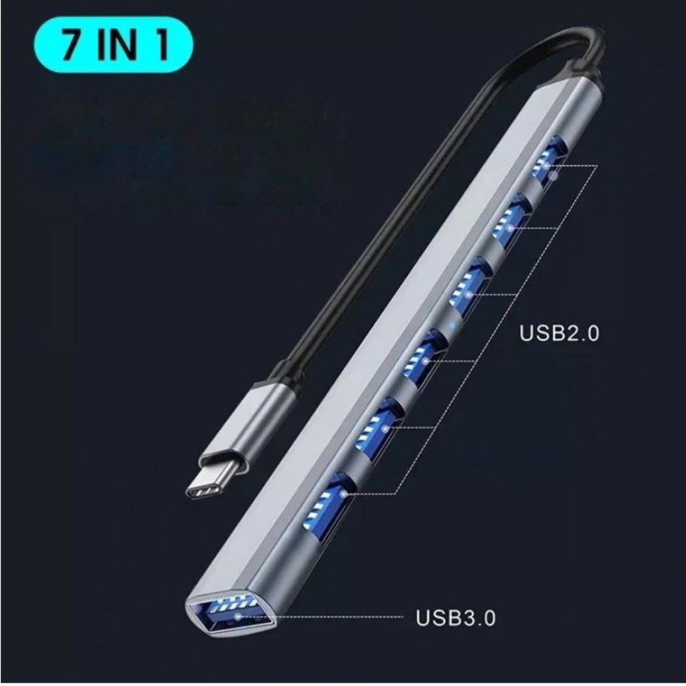 Adaptador Convertidor Multipuerto Tipo C